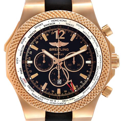 breitling bentley gmt rose gold price|breitling bentley for sale.